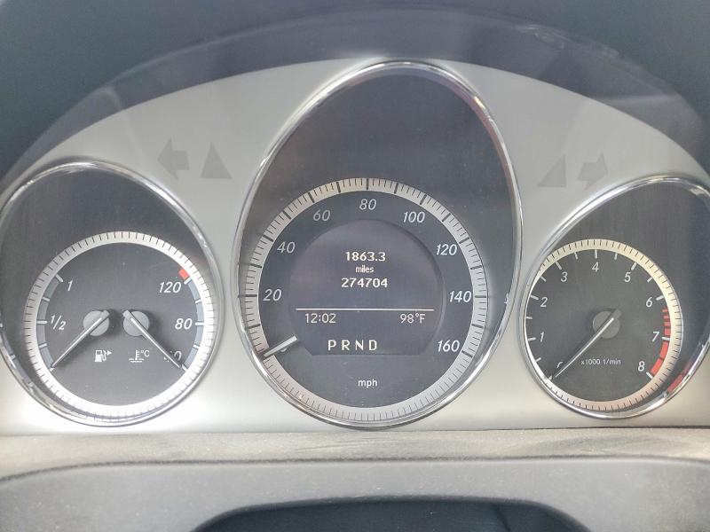 2009 Mercedes-benz C class VIN WDDGF54XX9R074526 COPART salvage auction — MINOR DENT/SCRATCHES, CA - DIS/DLR/EXP ONLY LIEN PAPERS, sold $400 on 2026-08-05 (photo 9)