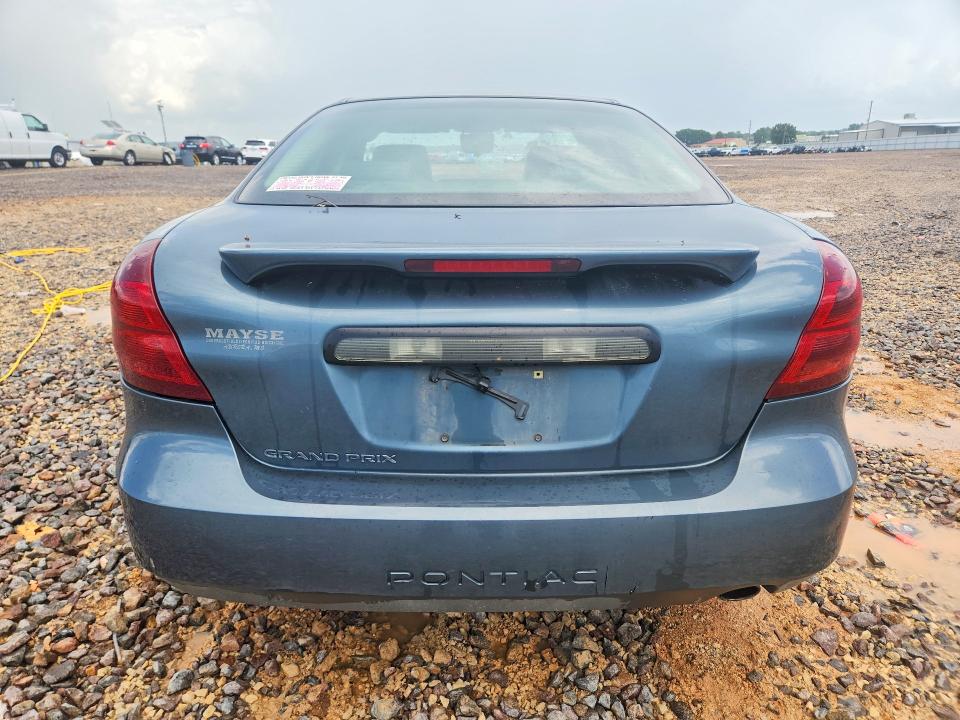 2006 Pontiac Grand prix VIN 2G2WP552561301992 COPART salvage auction — ROOF, Mo - Salvage Certificate Of Title, sold $100 on 2026-08-24 (photo 6)