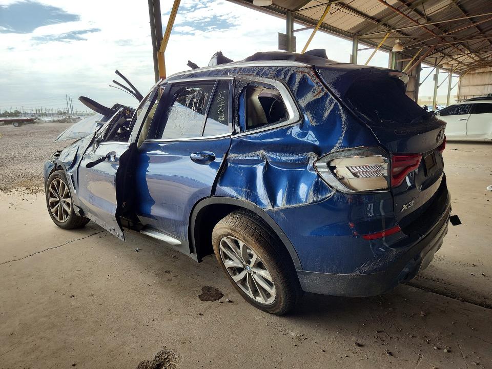 2019 BMW X3 VIN 5UXTR7C53KLE94408 COPART salvage auction — FRONT END, Az - Certificate Of Title (P), sold $875 on 2026-07-20 (photo 2)