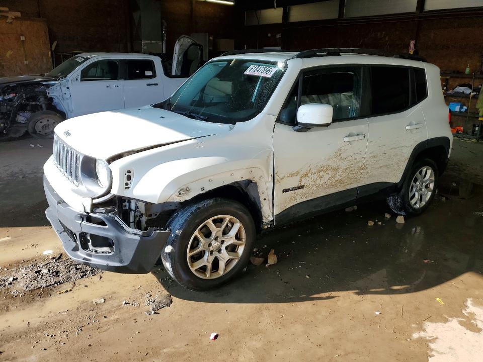 2015 Jeep Renegade VIN ZACCJBBT4FPB39872 COPART salvage auction — FRONT END, Pa - Certificate Of Salvage, sold $950 on 2026-08-13 (photo 1)
