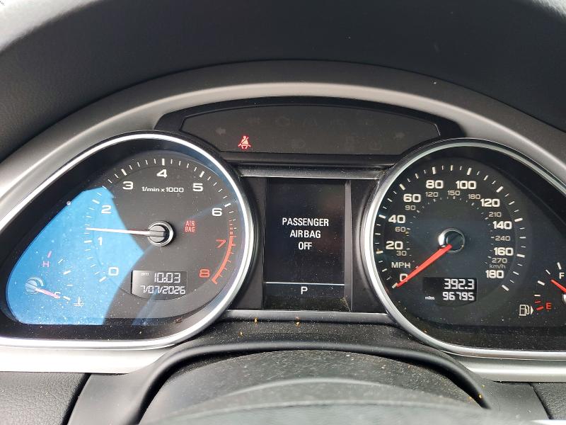2013 Audi Q7 VIN WA1LGAFE4DD010685 COPART salvage auction — SIDE, Pa - Certificate Of Salvage, sold $2,000 on 2026-07-14 (photo 9)