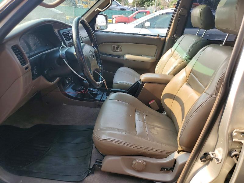 1999 Toyota 4runner VIN JT3HN86R4X0231264 COPART salvage auction — HAIL, Co - Bill Of Sale-Parts Only, sold $425 on 2026-07-30 (photo 7)