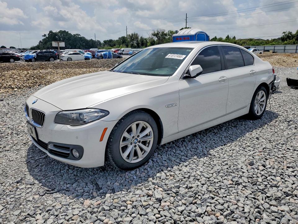 2015 BMW 5er VIN WBA5A7C50FD627525 COPART salvage auction — REAR END, Fl - Cert Of Title Slvg Rebuildable, sold $5,600 on 2026-07-31 (photo 1)