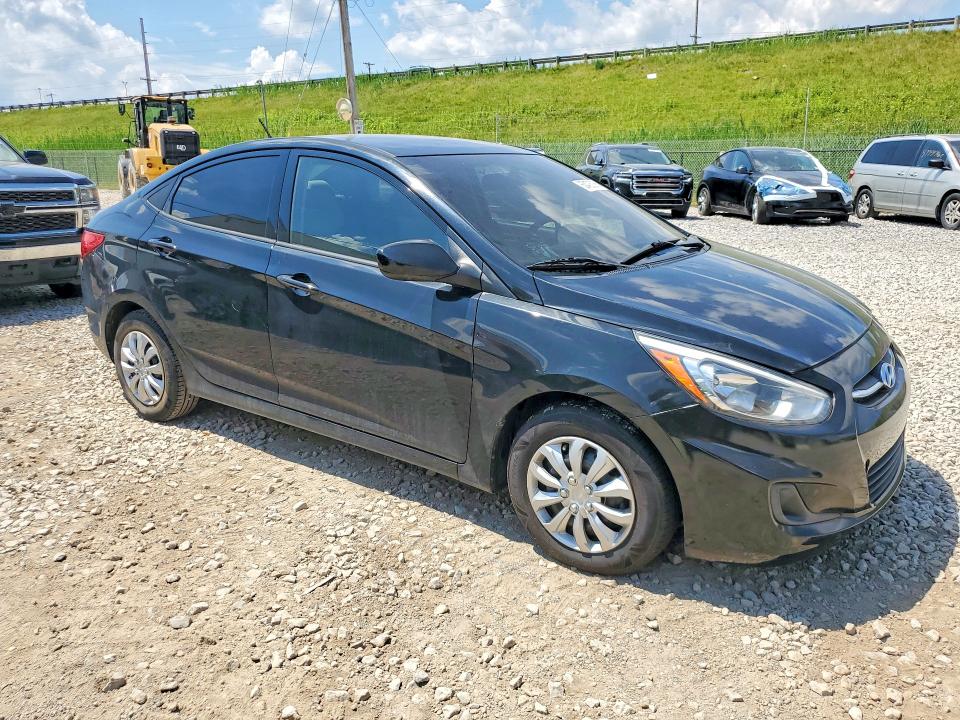 2017 Hyundai Accent VIN KMHCT4AE8HU352345 COPART salvage auction — MECHANICAL, Oh - Certificate Of Title, sold $500 on 2026-07-29 (photo 4)