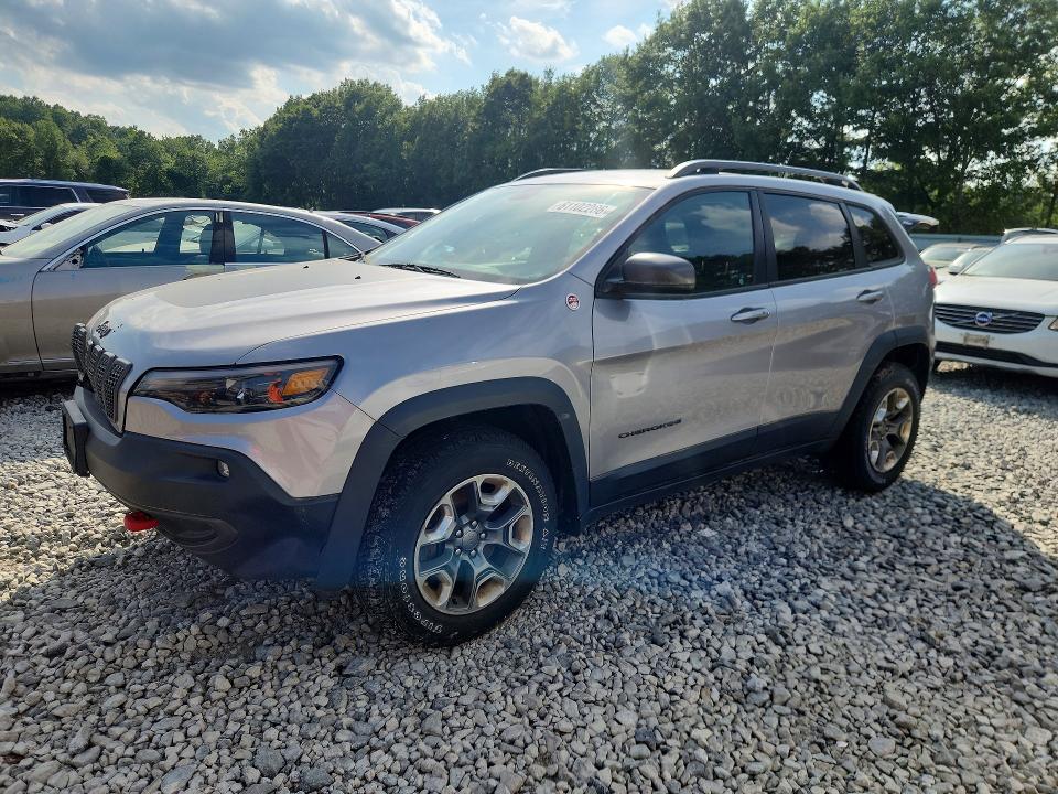 2019 Jeep Cherokee VIN 1C4PJMBX5KD153854 COPART salvage auction — FRONT END, Ma - Certificate Of Title, sold $2,050 on 2026-07-30 (photo 1)