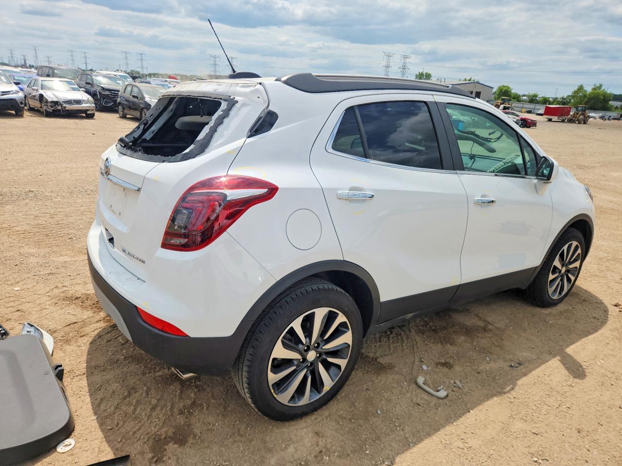 2021 Buick Encore VIN KL4CJASB4MB317833 COPART salvage auction — Hail, IL - SALVAGE CERTIFICATE, sold $3,850 on 2026-09-08 (photo 3)