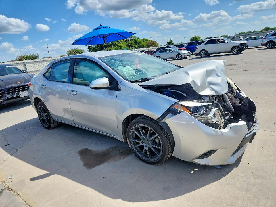 2014 Toyota Corolla VIN 5YFBURHEXEP099280 COPART salvage auction — FRONT END, Tx - Salvage Vehicle Title, sold $925 on 2026-07-23 (photo 4)