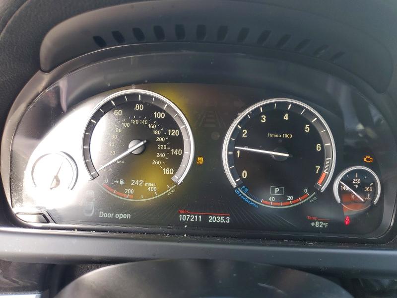2014 BMW 6er VIN WBALY1C5XEDZ73323 COPART salvage auction — WATER/FLOOD, Tx - Salvage Title-Flood Damage, sold $1,150 on 2026-07-30 (photo 9)