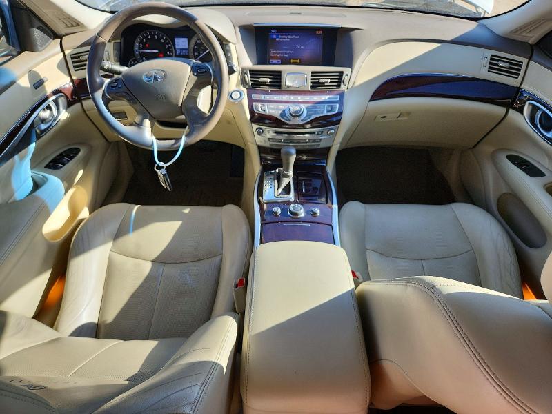 2013 Infiniti M VIN JN1BY1AR6DM602312 COPART salvage auction — HAIL, Co - Certificate Of Title, sold $350 on 2026-07-29 (photo 8)