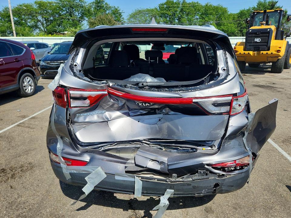 2018 Kia Sportage VIN KNDPMCAC8J7379075 COPART salvage auction — REAR END, Oh - Cert Of Title-Salvage, sold $1,450 on 2026-07-22 (photo 6)