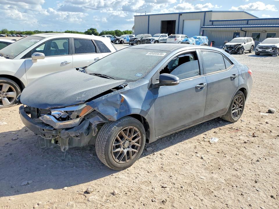 2014 Toyota Corolla VIN 5YFBURHE6EP152573 COPART salvage auction — FRONT END, Tx - Salvage Vehicle Title, sold $2,200 on 2026-07-23 (photo 1)