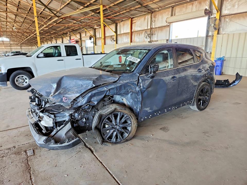 2025 Mazda Cx-5 VIN JM3KFBCM6S0687304 COPART salvage auction — ALL OVER, AZ - CERT OF TITLE - SALVAGE (P), sold $3,700 on 2026-07-08 (photo 1)