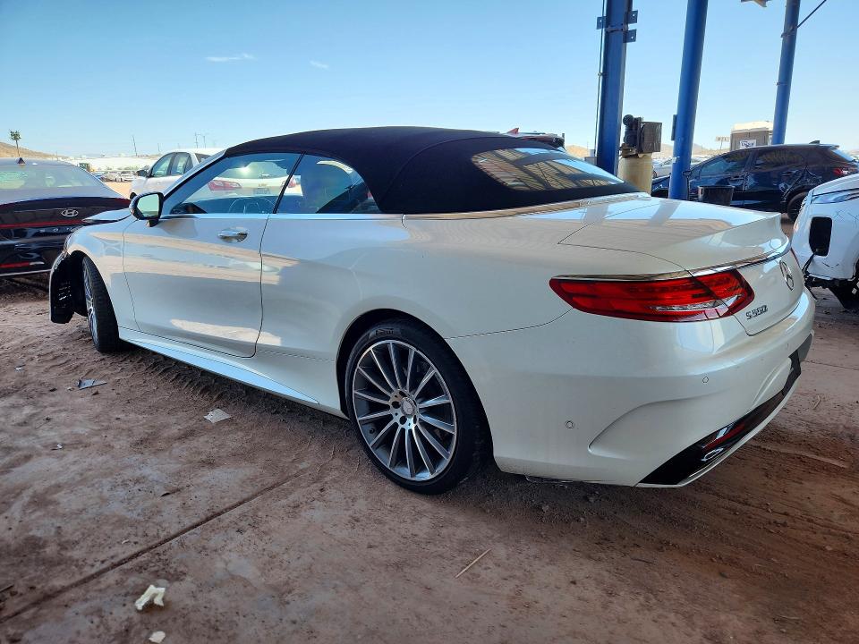 2017 Mercedes-benz VIN WDDXK8CB1HA020841 COPART salvage auction — FRONT END, Az - Certificate Of Title, sold $27,264 on 2026-08-10 (photo 2)