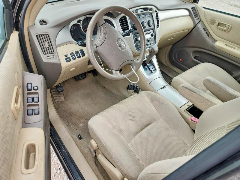 2007 Toyota Highlander VIN JTEEP21AX70229036 COPART salvage auction — MECHANICAL, Ut - Certificate Of Title, sold $350 on 2026-07-31 (photo 8)