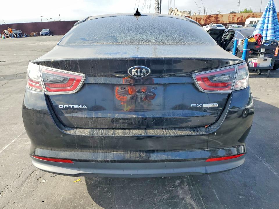 2015 Kia Optima VIN KNAGN4AD4F5080680 COPART salvage auction — REAR END, Ca - Dis/Dlr/Exp Only Clean Title, sold $300 on 2026-07-31 (photo 6)