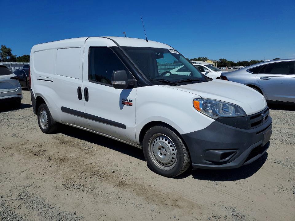 2018 Ram Promaster city VIN ZFBERFAB0J6K01445 COPART salvage auction — REAR END, Ca - Salvage Certificate, sold $1,500 on 2026-08-18 (photo 4)