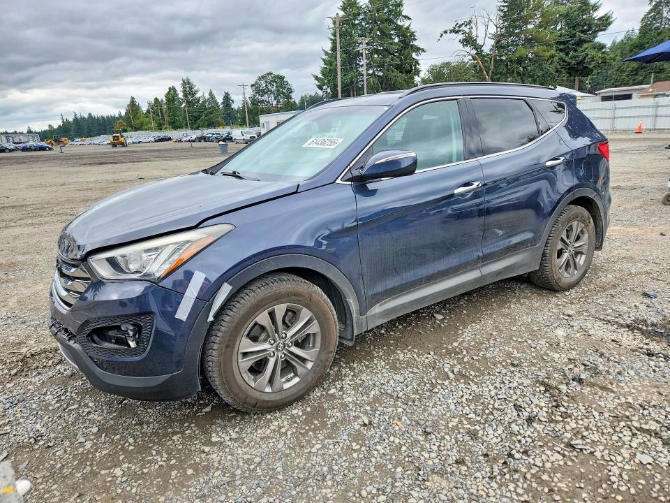 2013 Hyundai Santa fe VIN 5XYZUDLB0DG023441 COPART salvage auction — FRONT END, WA - BILL OF SALE, sold $1,450 on 2026-07-31 (photo 1)
