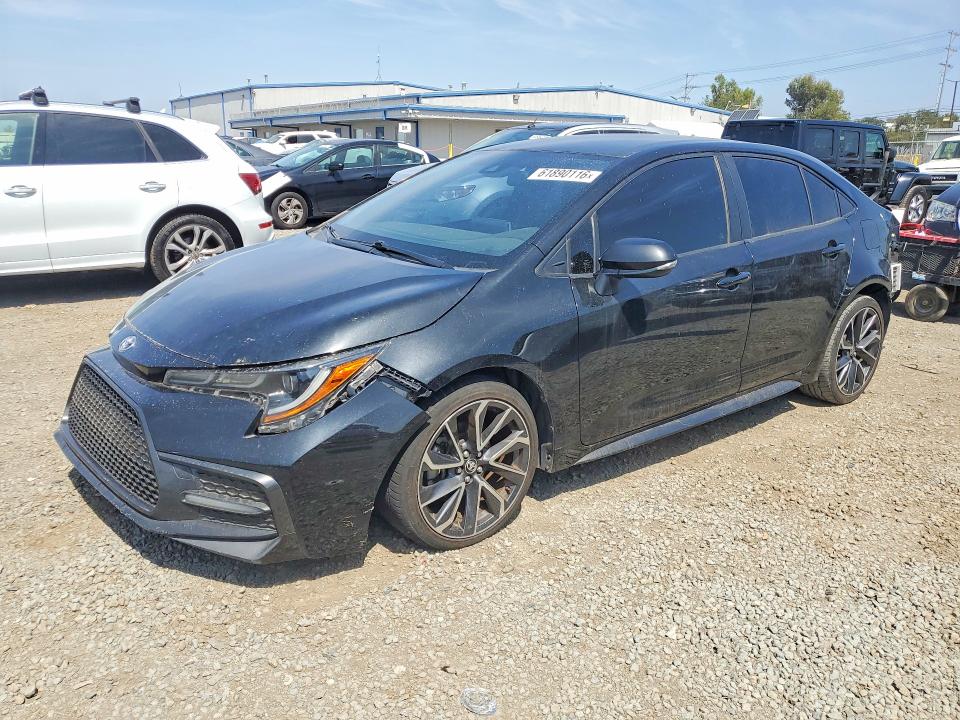 2020 Toyota Corolla VIN JTDS4RCE1LJ019177 COPART salvage auction — REAR END, Ca - Salvage Certificate, sold $6,000 on 2026-07-31 (photo 1)