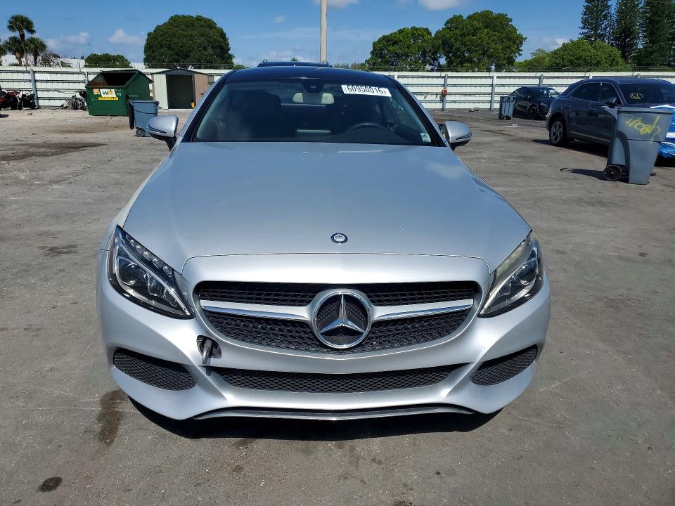 2017 Mercedes-benz C-klasse VIN WDDWJ4JB6HF328505 COPART salvage auction — WATER/FLOOD, Fl - Cert Of Title-Slvg Rebld Flood, sold $4,100 on 2026-08-05 (photo 5)