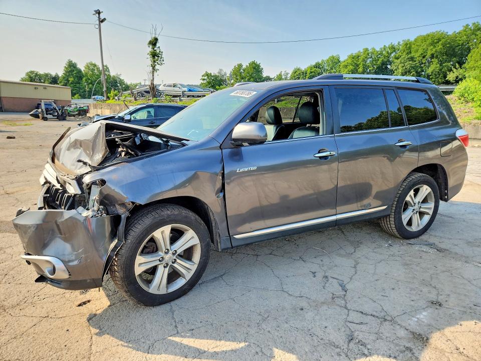2012 Toyota Highlander VIN 5TDDK3EH4CS117187 COPART salvage auction — FRONT END, Ny - Mv-907A Salvage Certificate, sold $1,250 on 2026-07-28 (photo 1)