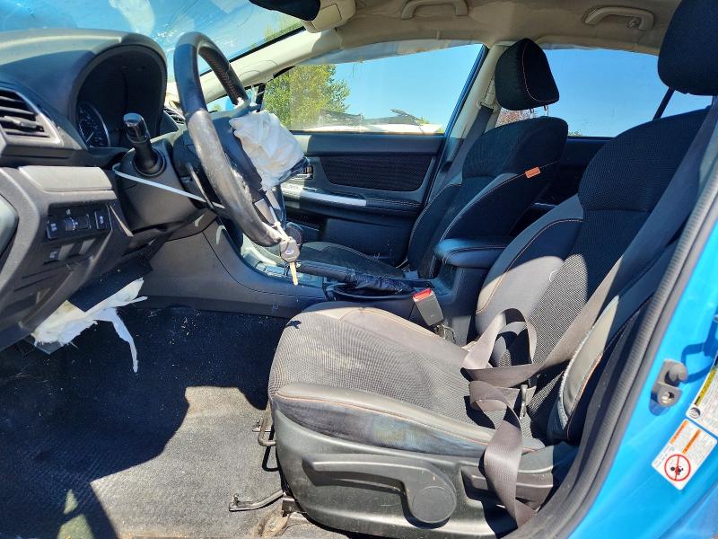 2016 Subaru XV VIN JF2GPADC6GH346409 COPART salvage auction — FRONT END, Or - Salvage Title Certificate, sold $1,850 on 2026-09-17 (photo 7)