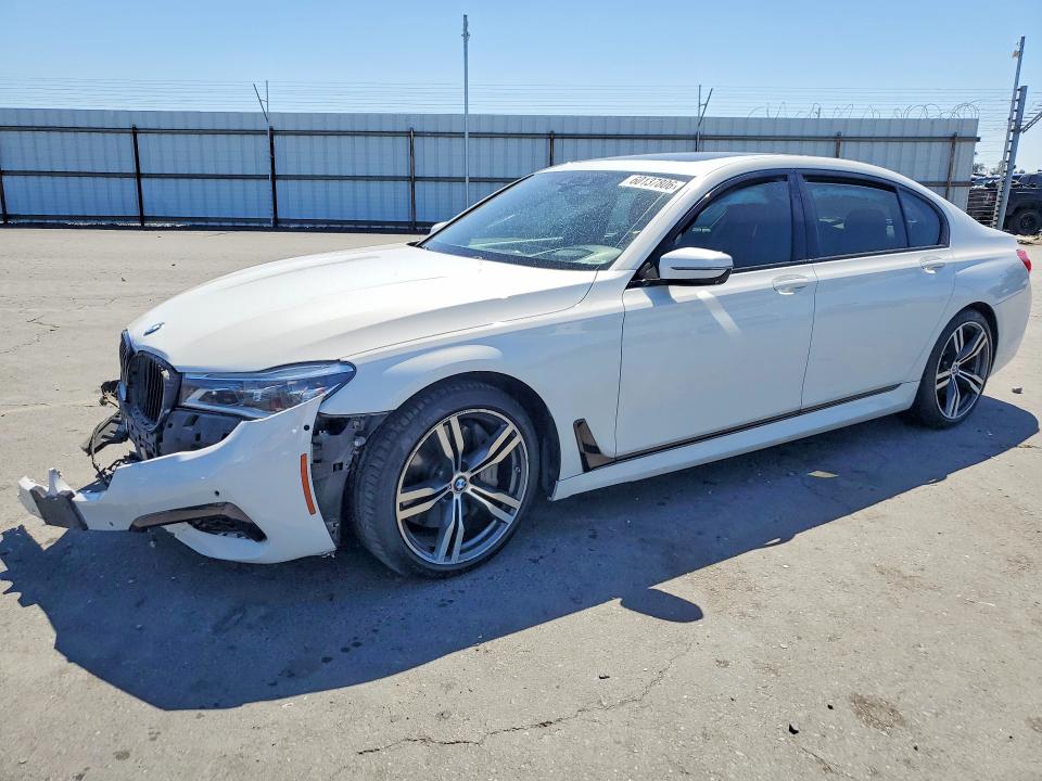 2018 BMW 7er VIN WBA7F0C50JGM23932 COPART salvage auction — FRONT END, Ca - Salvage Certificate, sold $6,000 on 2026-07-20 (photo 1)