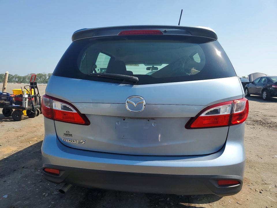 2012 Mazda 5 VIN JM1CW2CL9C0125726 COPART salvage auction — FRONT END, Va - Certificate Of Title, sold $500 on 2026-07-08 (photo 6)