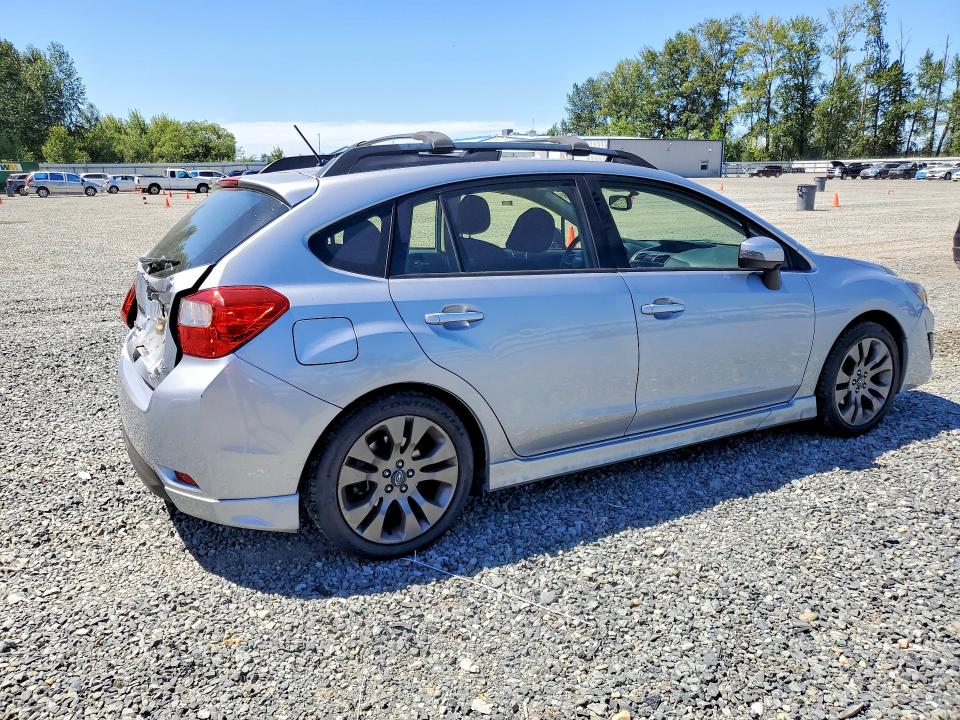2015 Subaru Impreza VIN JF1GPAT67F8304510 COPART salvage auction — REAR END, Wa - Bill Of Sale, sold $800 on 2026-07-27 (photo 3)