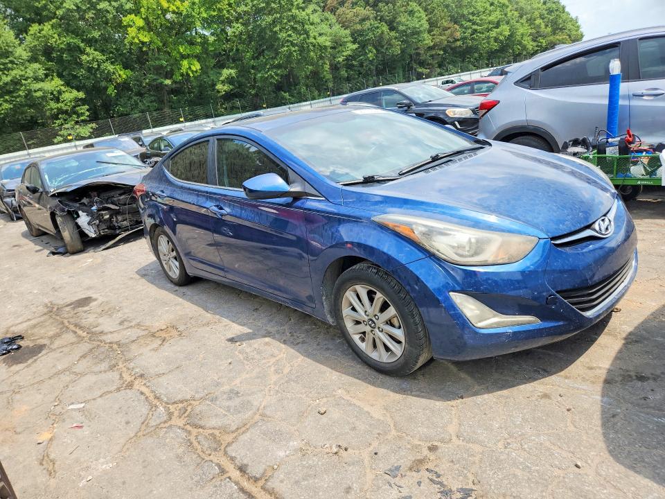 2015 Hyundai VIN KMHDH4AE6FU225967 COPART salvage auction — FRONT END, Ga - Cert Of Title-Salvage, sold $1,000 on 2026-07-24 (photo 4)