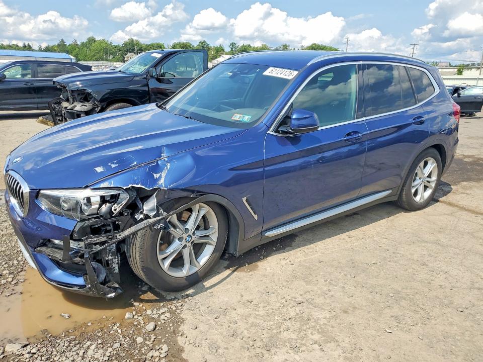 2019 BMW X3 VIN 5UXTR9C52KLD90813 COPART salvage auction — FRONT END, PA - CERT OF TITLE, sold $9,000 on 2026-08-02 (photo 1)