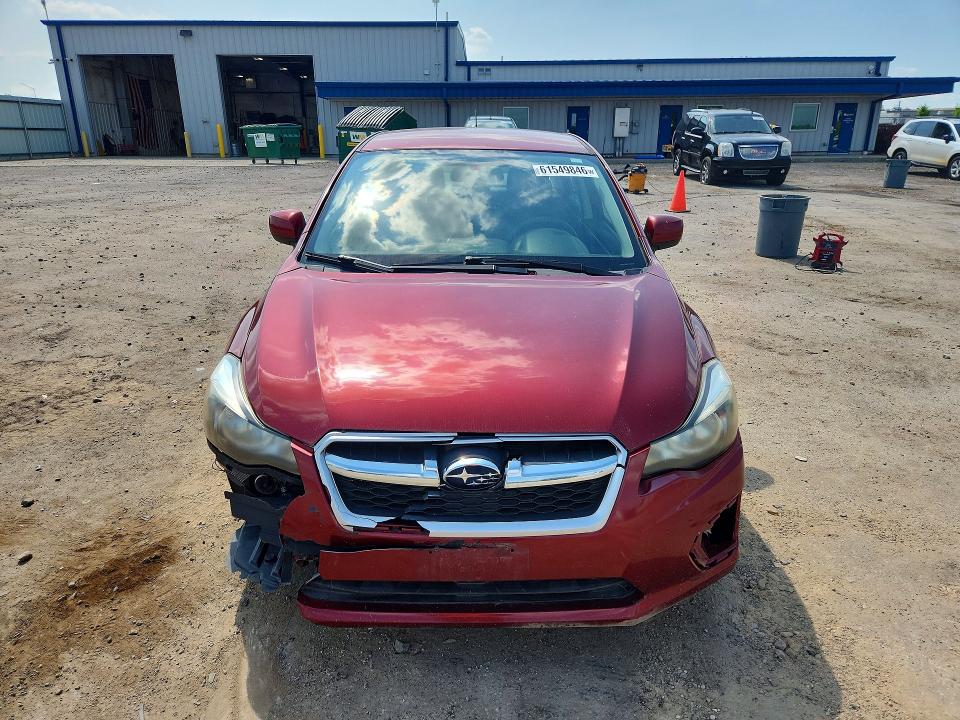 2013 Subaru Impreza VIN JF1GJAC64DH002185 COPART salvage auction — FRONT END, Wi - Certificate Of Title, sold $275 on 2026-07-28 (photo 5)
