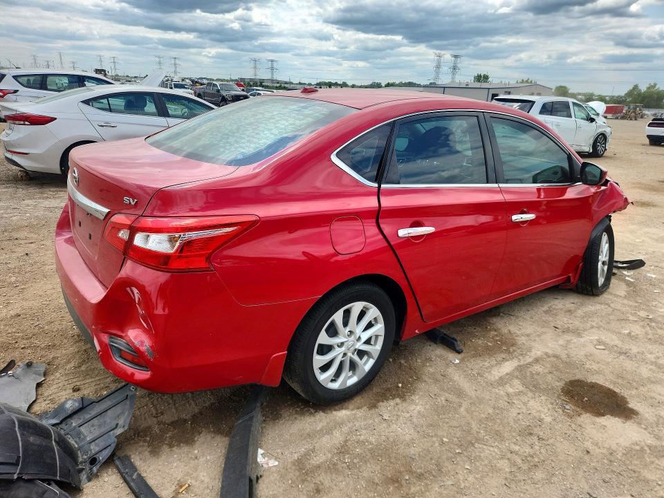 2018 Nissan Sentra VIN 3N1AB7AP8JL616880 COPART salvage auction — FRONT END, Il - Salvage Certificate, sold $1,350 on 2026-08-27 (photo 3)