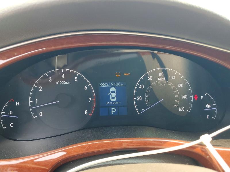 2012 Hyundai Genesis VIN KMHGC4DD0CU177859 COPART salvage auction — FRONT END, MD - CERT OF SALVAGE > 75% DAMAGE (P), sold $125 on 2026-07-21 (photo 9)