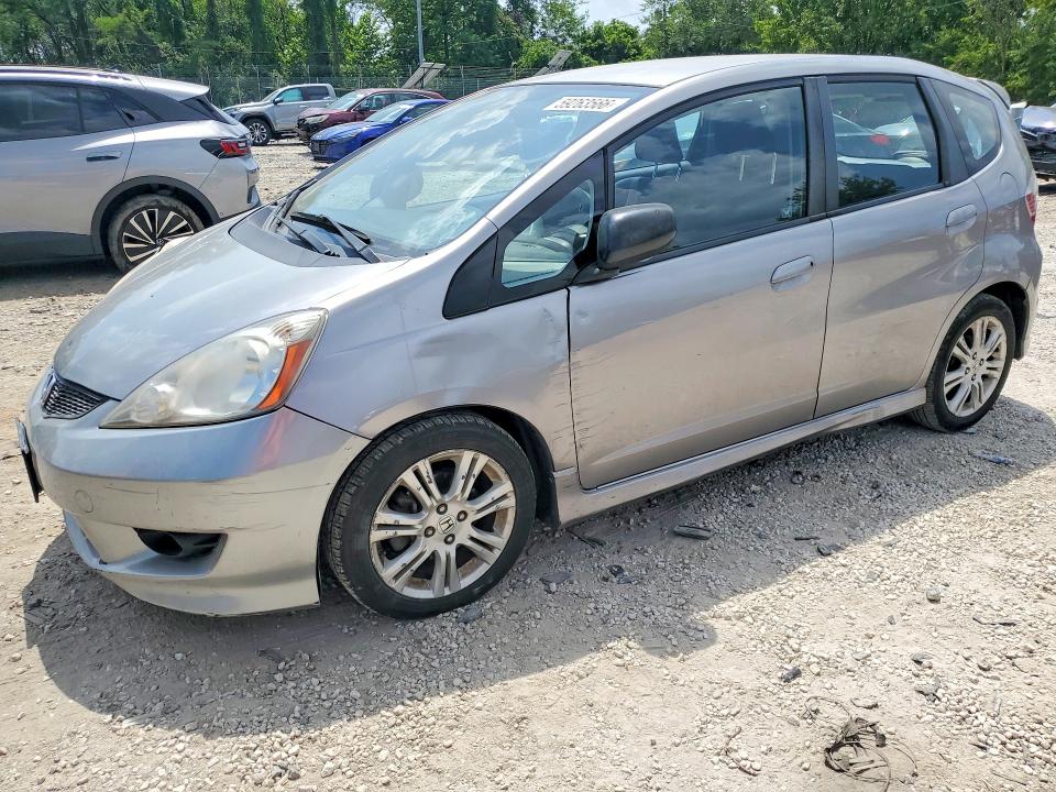 2010 Honda Fit VIN JHMGE8H62AS024554 COPART salvage auction — SIDE, Md - Cert Of Salvage > 75% Damage, sold $875 on 2026-07-28 (photo 1)