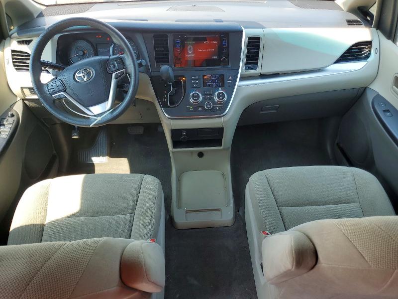 2017 Toyota Sienna VIN 5TDZZ3DC4HS875268 COPART salvage auction — WATER/FLOOD, VA - CERT OF TITLE-FLOOD, sold $3,550 on 2026-07-29 (photo 8)