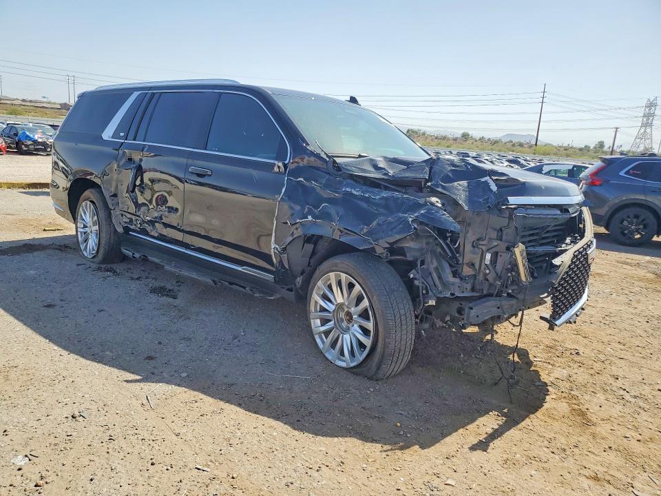 2023 Cadillac Escalade VIN 1GYS4JKL2PR250382 COPART salvage auction — FRONT END, AZ - CERT OF TITLE - SALVAGE, sold $14,900 on 2026-07-31 (photo 4)