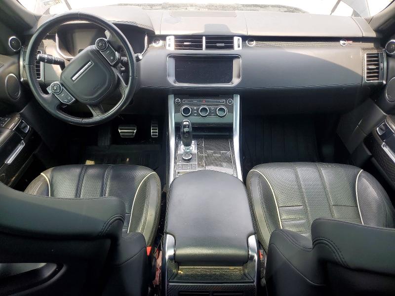2017 Land rover Range rover sport VIN SALWZ2FE4HA161433 COPART salvage auction — REAR END, Va - Certificate Of Title, sold $12,800 on 2026-07-24 (photo 8)