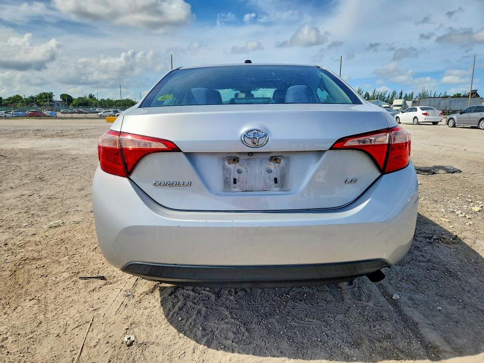 2017 Toyota Corolla VIN 5YFBURHE3HP570559 COPART salvage auction — FRONT END, FL - CERTIFICATE OF TITLE (P), sold $1,850 on 2026-07-30 (photo 6)