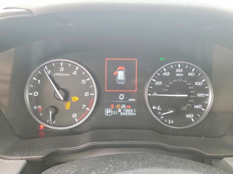 2024 Subaru Crosstrek VIN JF2GUADC0RH219277 COPART salvage auction — FRONT END, WA - BILL OF SALE, sold $3,800 on 2026-07-29 (photo 9)