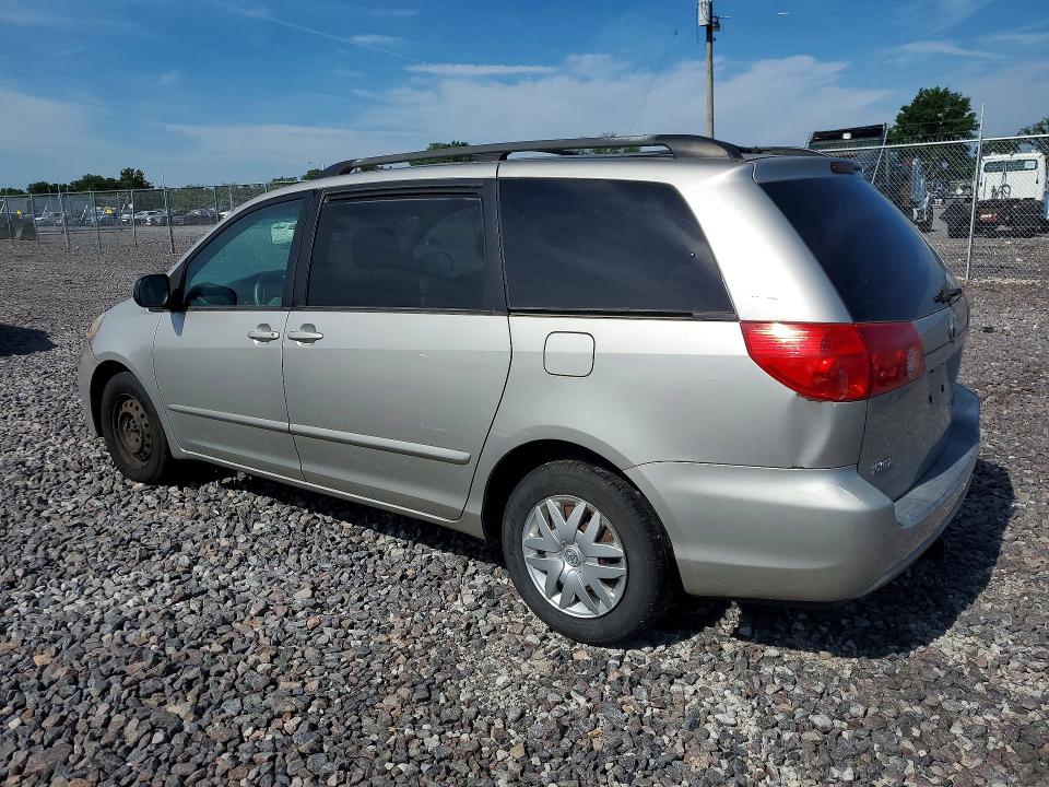 2007 Toyota Sienna VIN 5TDZK23CX7S094754 COPART salvage auction — REAR END, IN - CERTIFICATE OF TITLE, sold $1,050 on 2026-07-25 (photo 2)