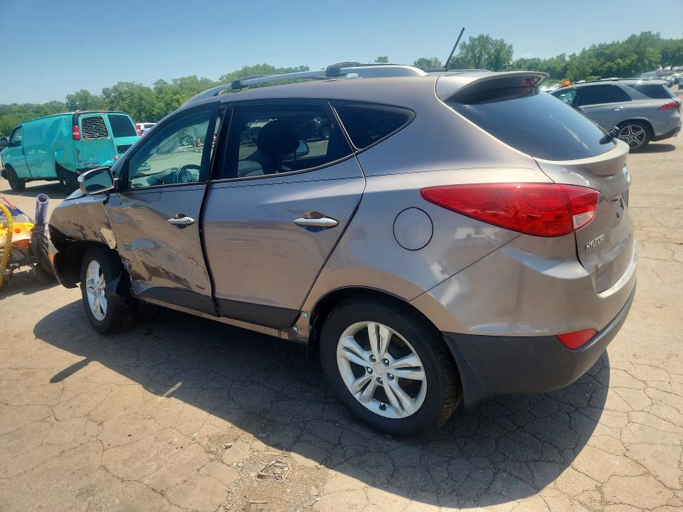 2012 Hyundai Tucson VIN KM8JUCAC4CU394923 COPART salvage auction — SIDE, Ct - Cert Of Title-Salvage, sold $1,700 on 2026-07-31 (photo 2)