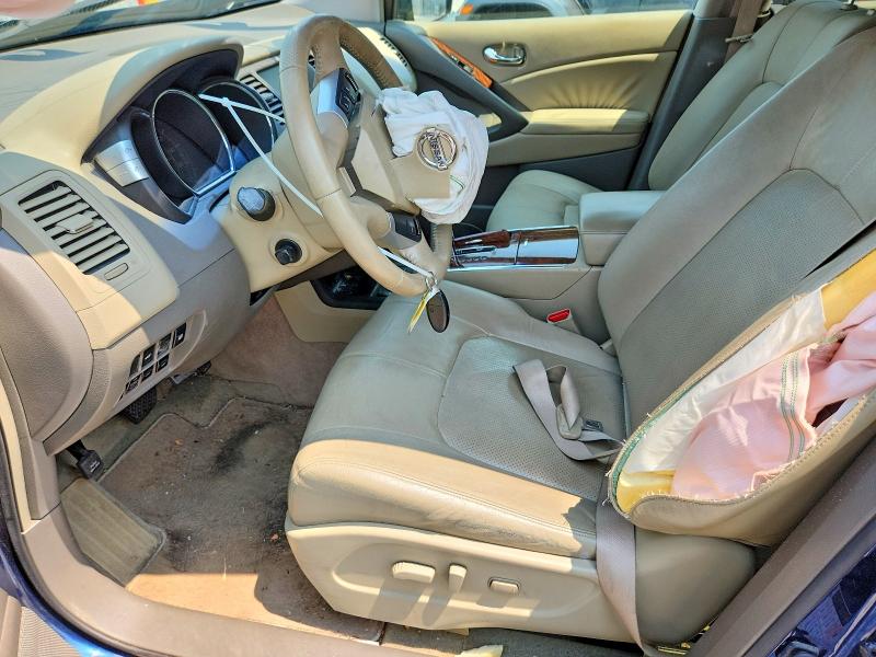 2010 Nissan Murano VIN JN8AZ1MW6AW106986 COPART salvage auction — FRONT END, OH - CERT OF TITLE-SALVAGE, sold $275 on 2026-07-31 (photo 7)