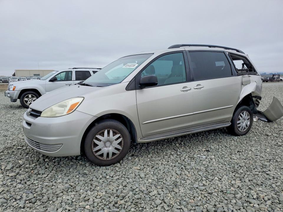 2004 Toyota Sienna VIN 5TDZA23C14S209837 COPART salvage auction — REAR END, CA - SALVAGE CERTIFICATE, sold $600 on 2026-07-20 (photo 1)