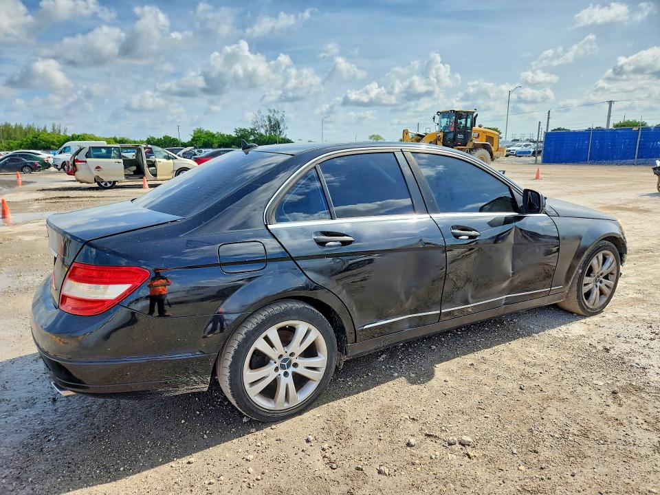 2009 Mercedes-benz C class VIN WDDGF54X29R046395 COPART salvage auction — FRONT END, Fl - Certificate Of Title, sold $325 on 2026-08-05 (photo 3)