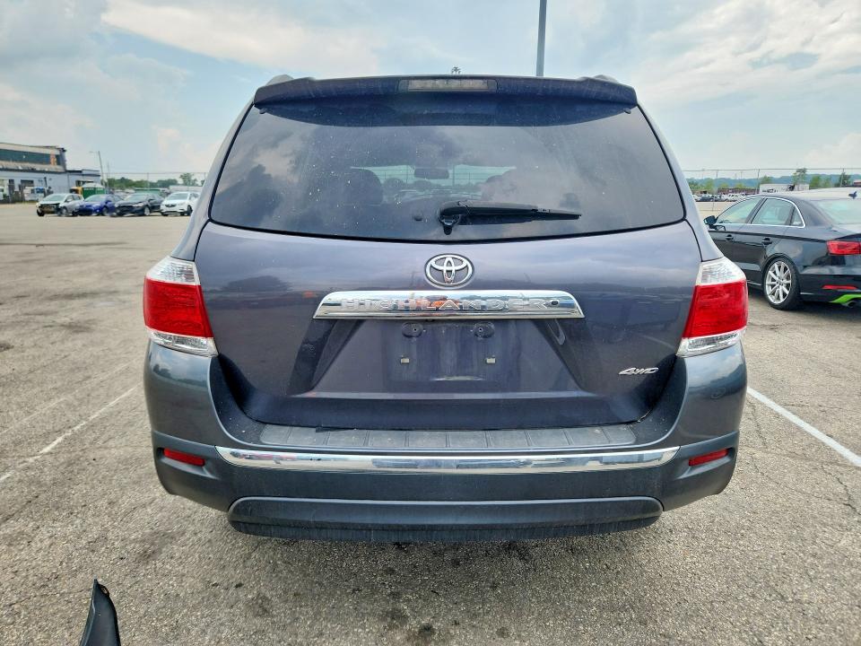 2012 Toyota Highlander VIN 5TDDK3EH6CS148991 COPART salvage auction — FRONT END, OH - CERT OF TITLE-SALVAGE, sold $325 on 2026-07-24 (photo 6)