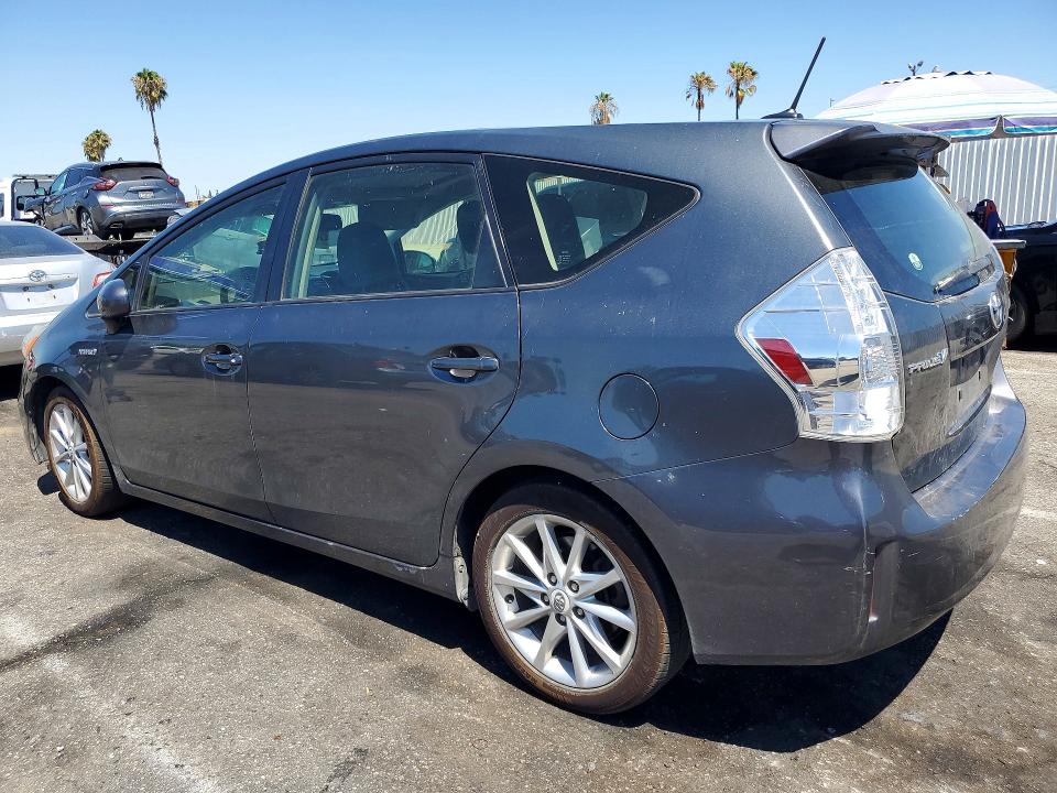 2012 Toyota Prius VIN JTDZN3EU7C3110116 COPART salvage auction — MECHANICAL, Ca - Dis/Dlr/Exp Only Clean Title, sold $2,500 on 2026-07-14 (photo 2)