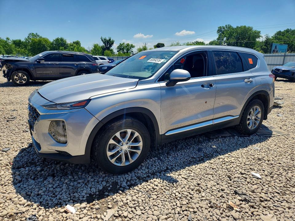 2020 Hyundai Santa fe VIN 5NMS23AD6LH198707 COPART salvage auction — FRONT END, Il - Certificate Of Title (P), sold $4,700 on 2026-07-31 (photo 1)