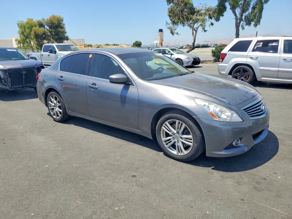 2013 Infiniti G VIN JN1CV6AP3DM306916 COPART salvage auction — VANDALISM, CA - SALVAGE CERTIFICATE, sold $3,100 on 2026-07-15 (photo 4)