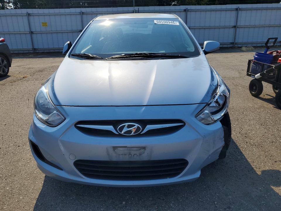 2013 Hyundai Accent VIN KMHCT5AEXDU126226 COPART salvage auction — FRONT END, Wa - Bill Of Sale, sold $2,000 on 2026-07-27 (photo 5)