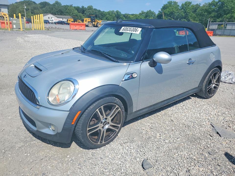 2009 Mini Cooper VIN WMWMS33569TG88182 COPART salvage auction — VANDALISM, PA - CERTIFICATE OF SALVAGE, sold $850 on 2026-08-06 (photo 1)